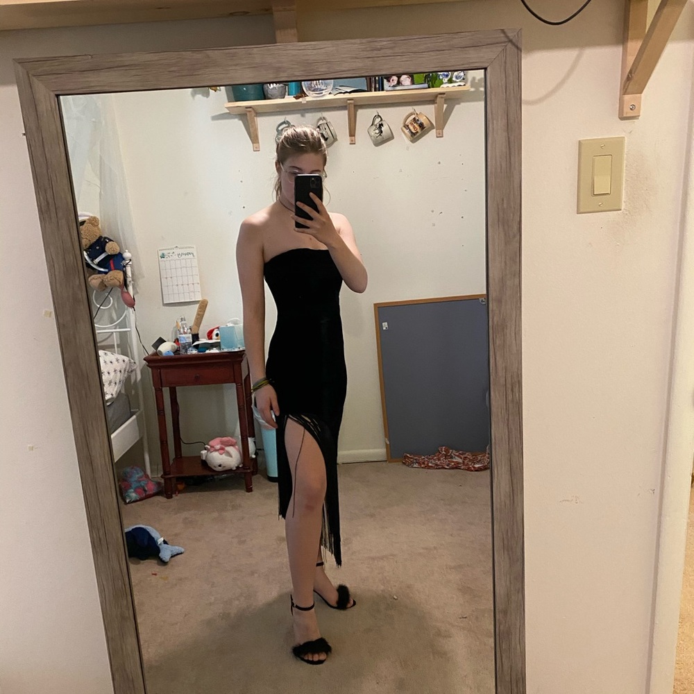 Black Label Black Velvet Ralph Lauren Dress